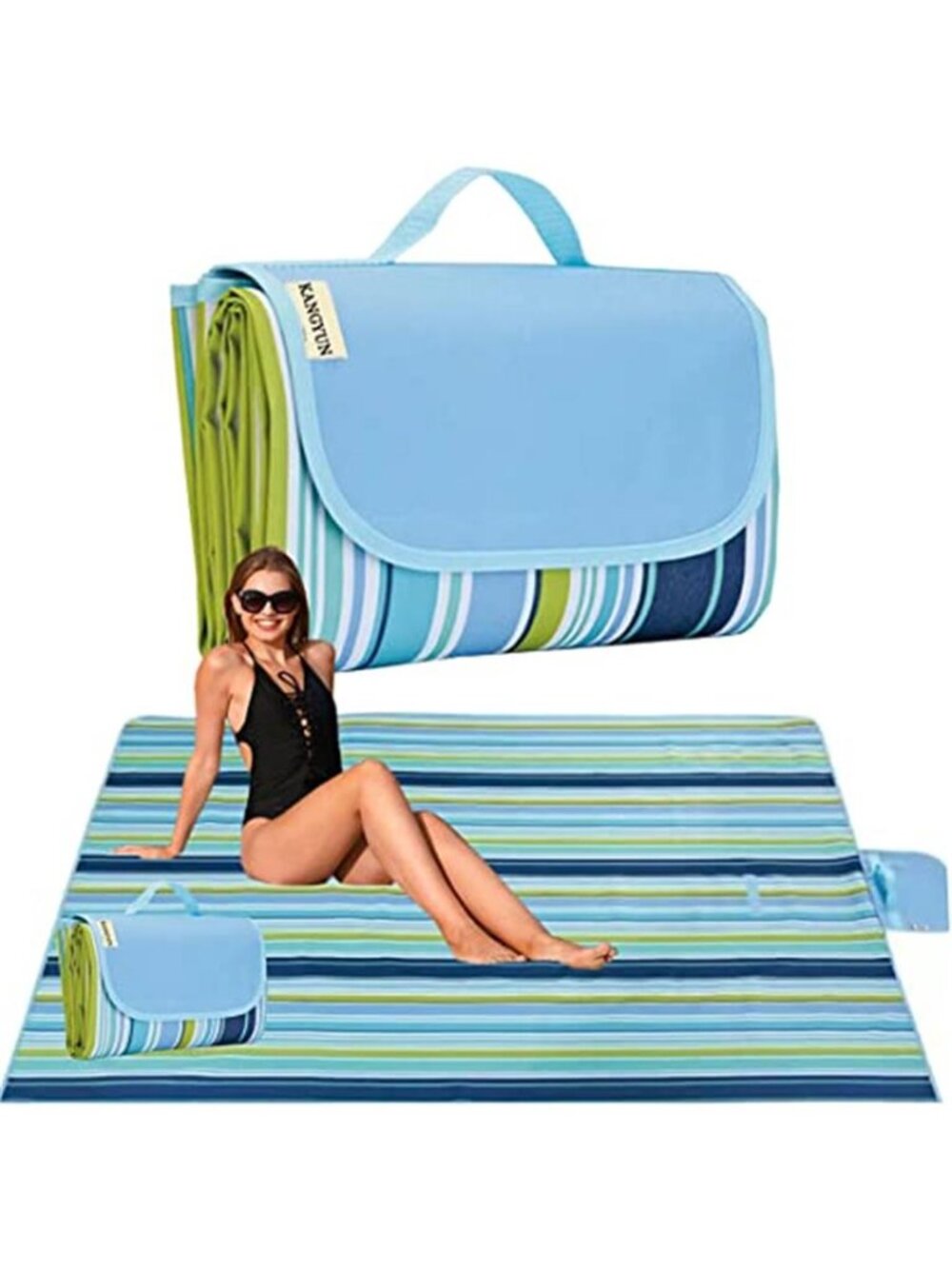 Waterproof Outdoor Blanket Beach Picnic Mat Camping Blanket Sandproof Foldable